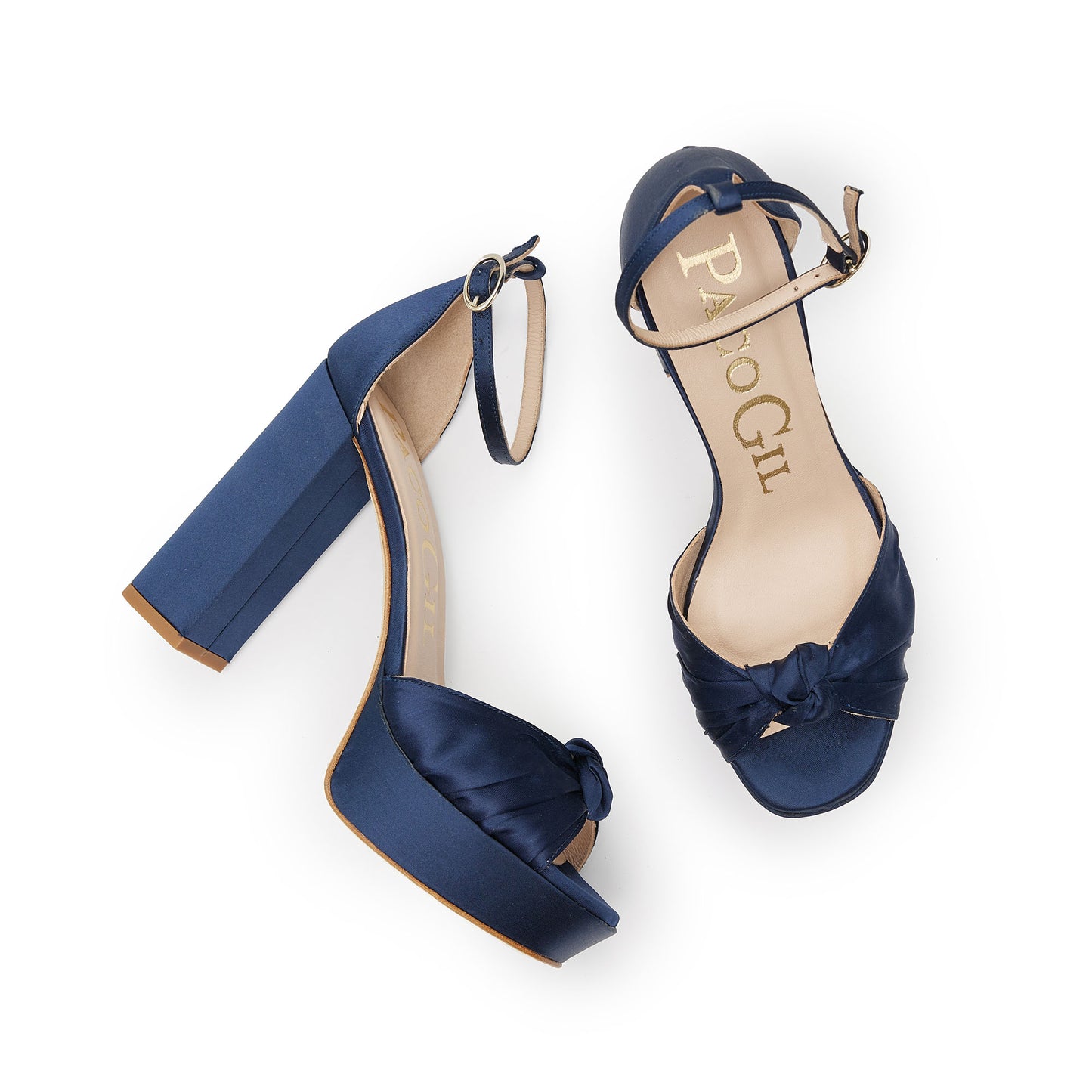 ALANA NAVY SATIN