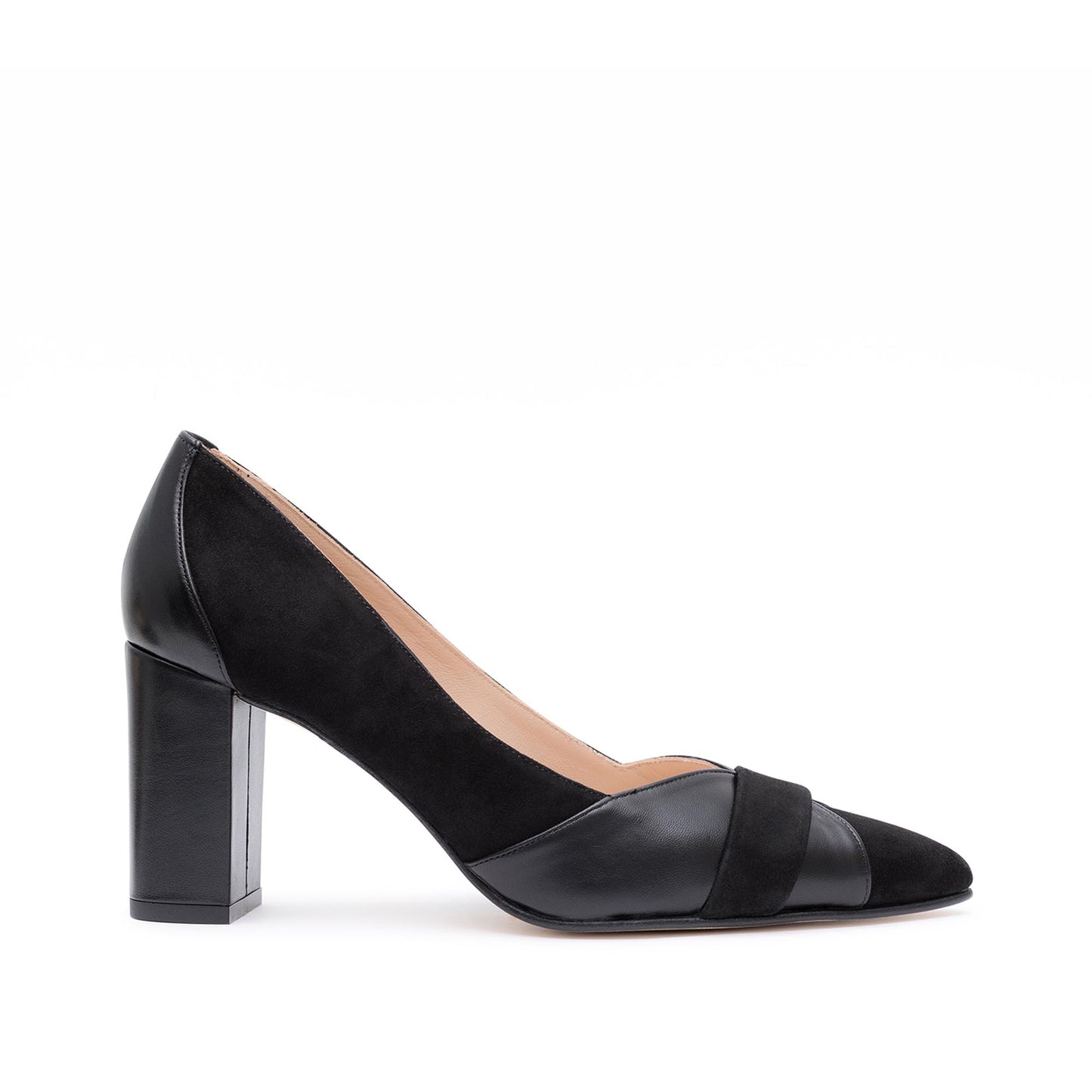 BELISA BLACK SUEDE/NAPA