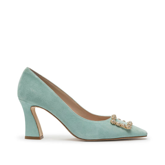 FRANCISCA AGUAMARINE SUEDE