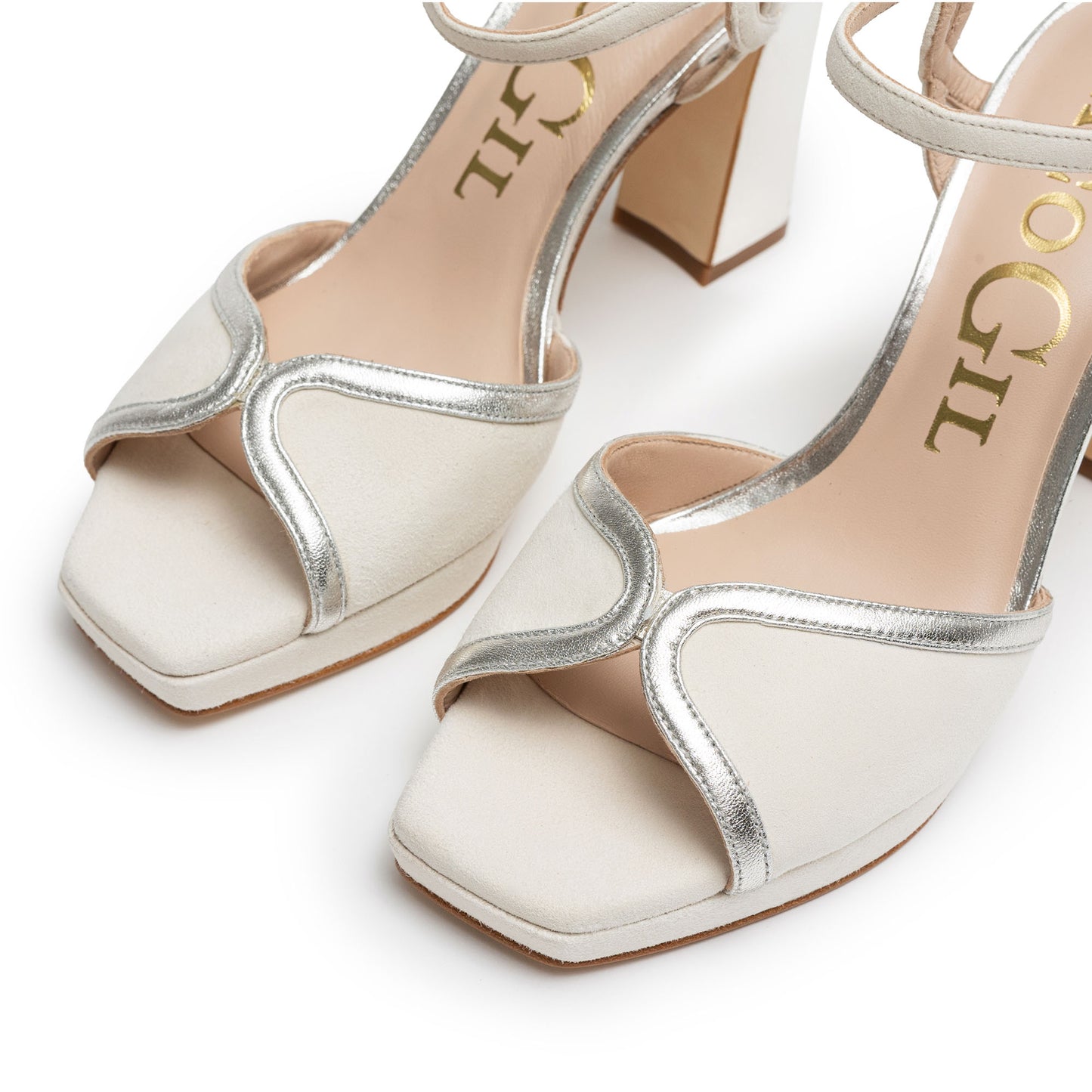 SILVIA IVORY SUEDE
