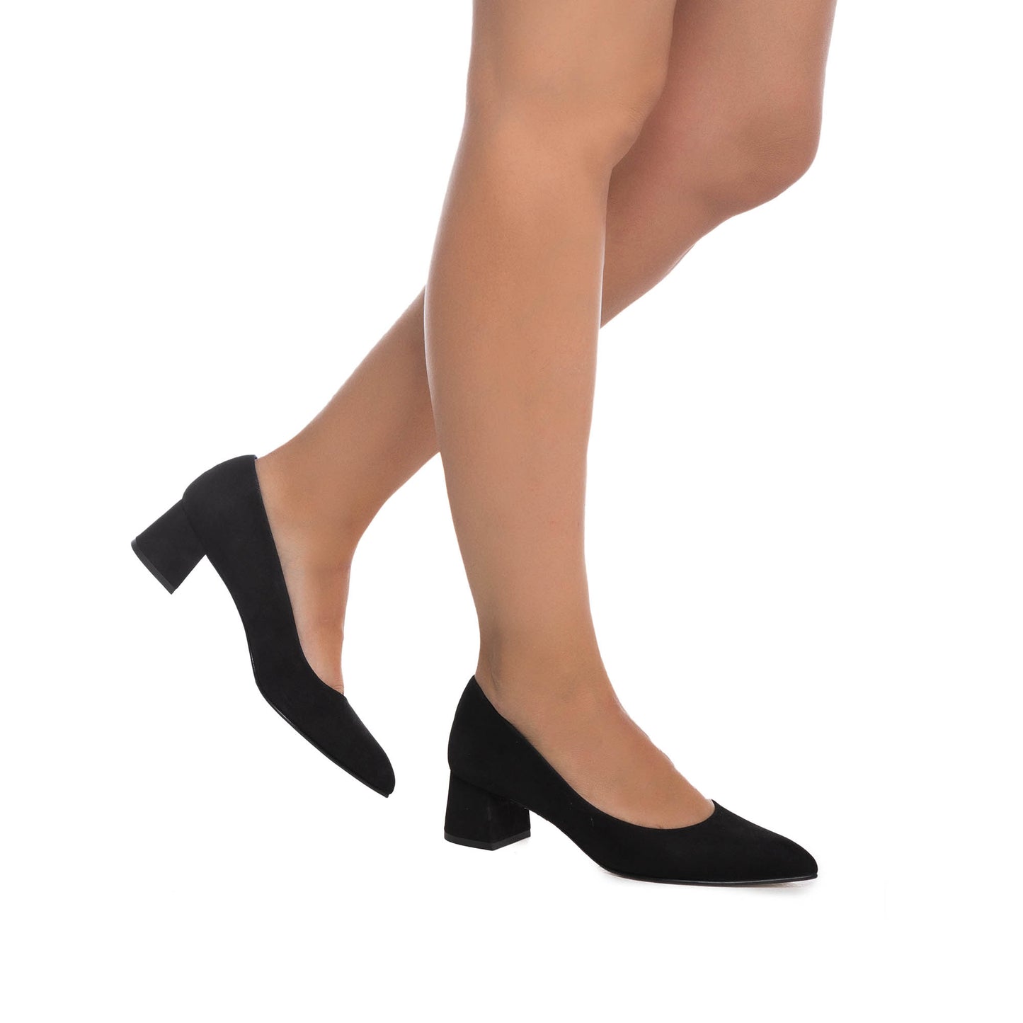 GRETA BLACK SUEDE