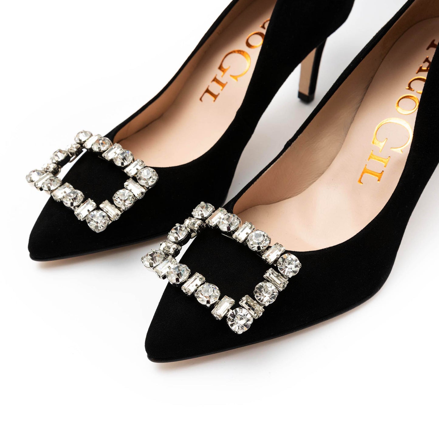 LYRA BLACK SUEDE BRIGHT