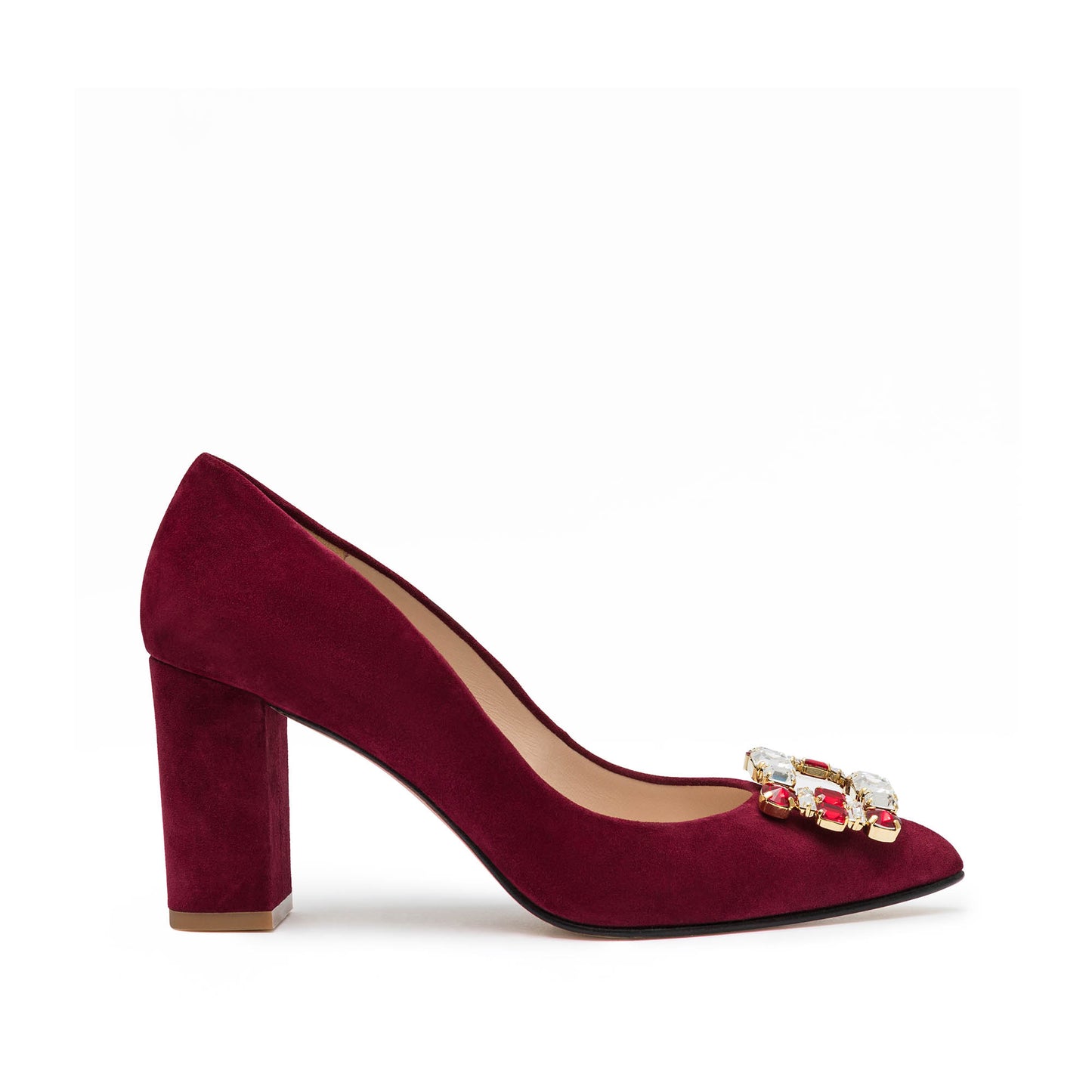 NICOLE WINE SUEDE