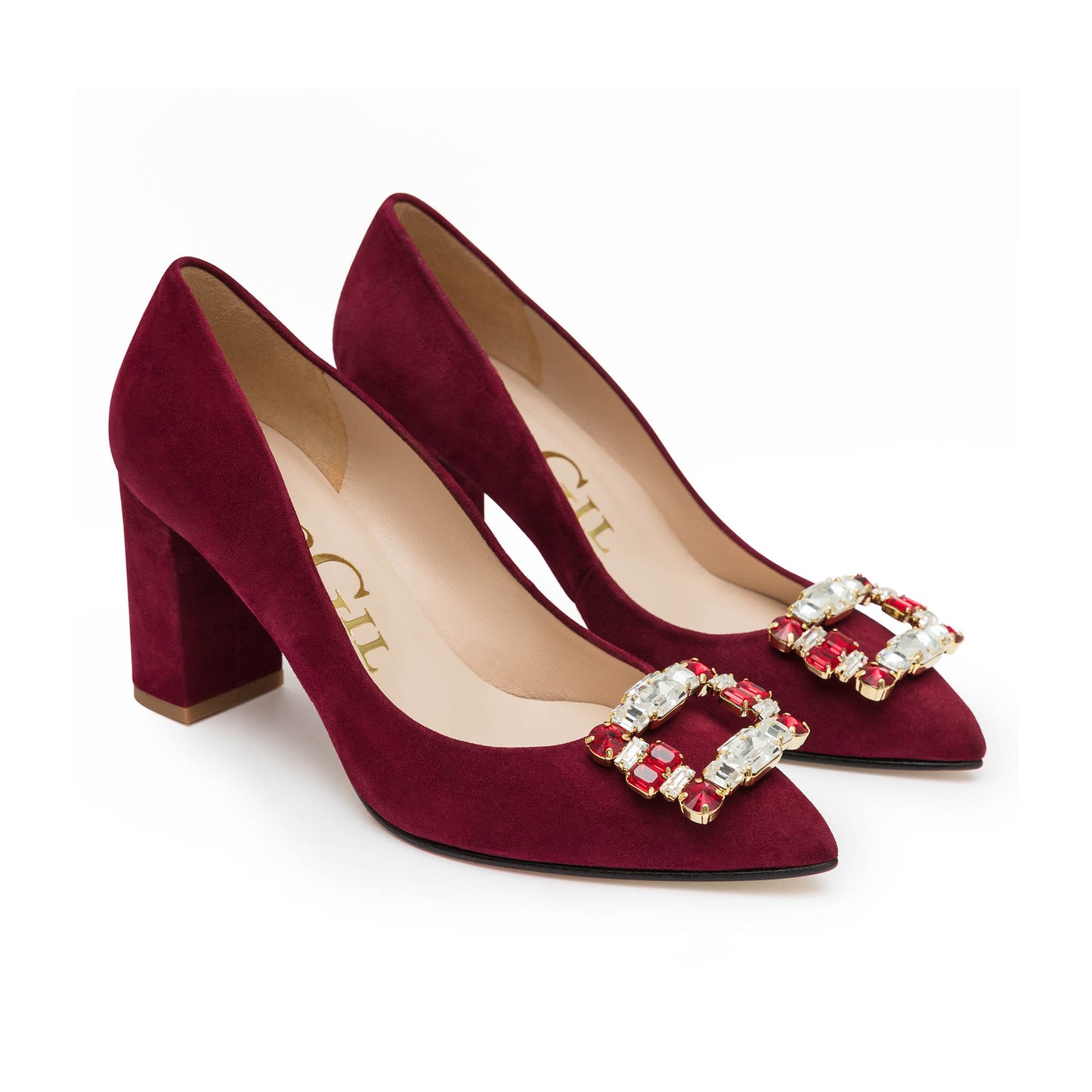 NICOLE WINE SUEDE