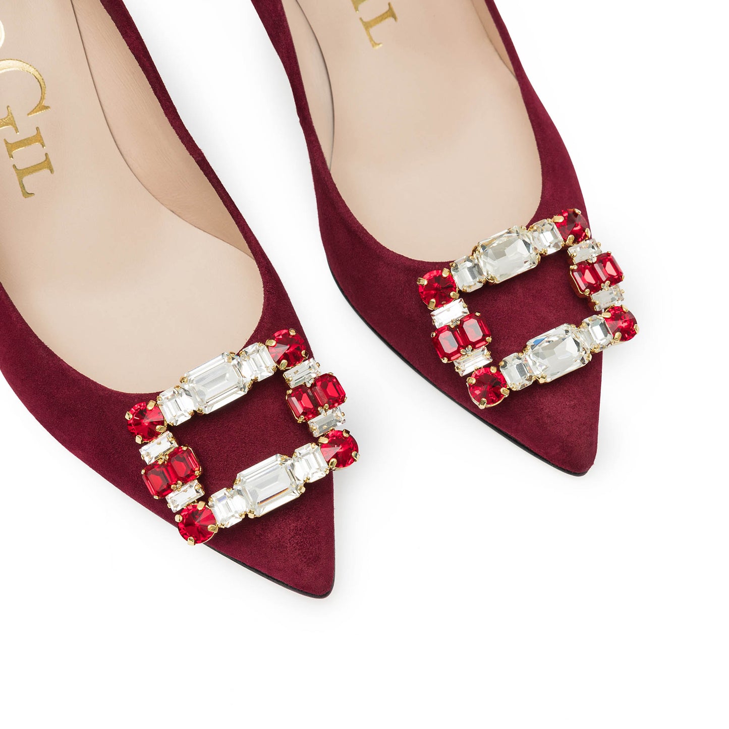 NICOLE WINE SUEDE
