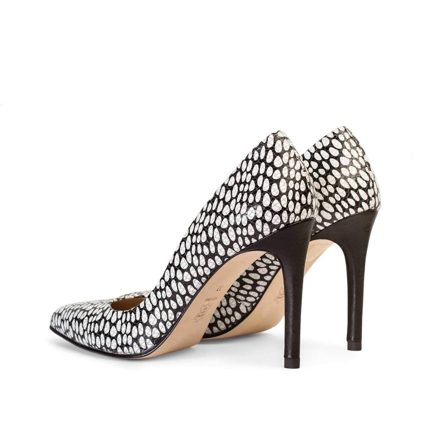 IRIS BLACK/WHITE SNAKE DOTS