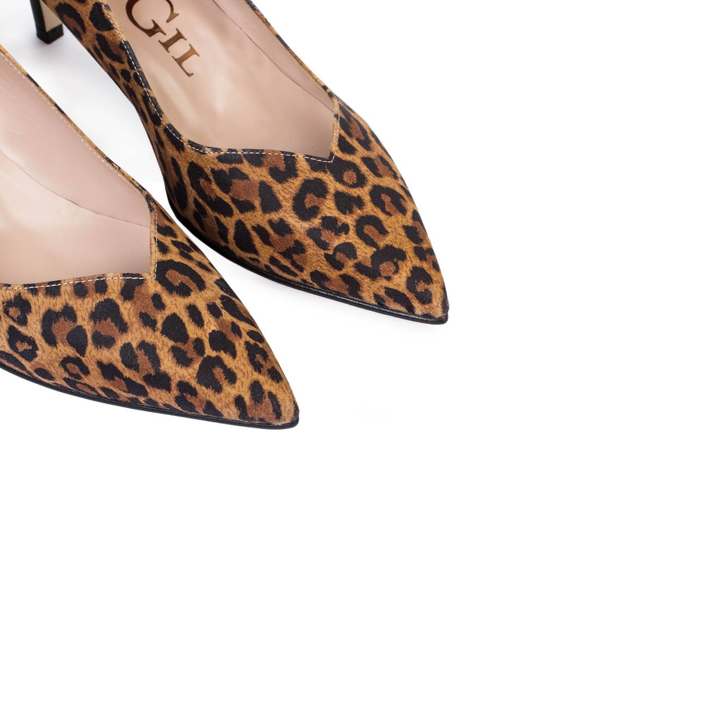 VIOLETA LEOPARD SUEDE