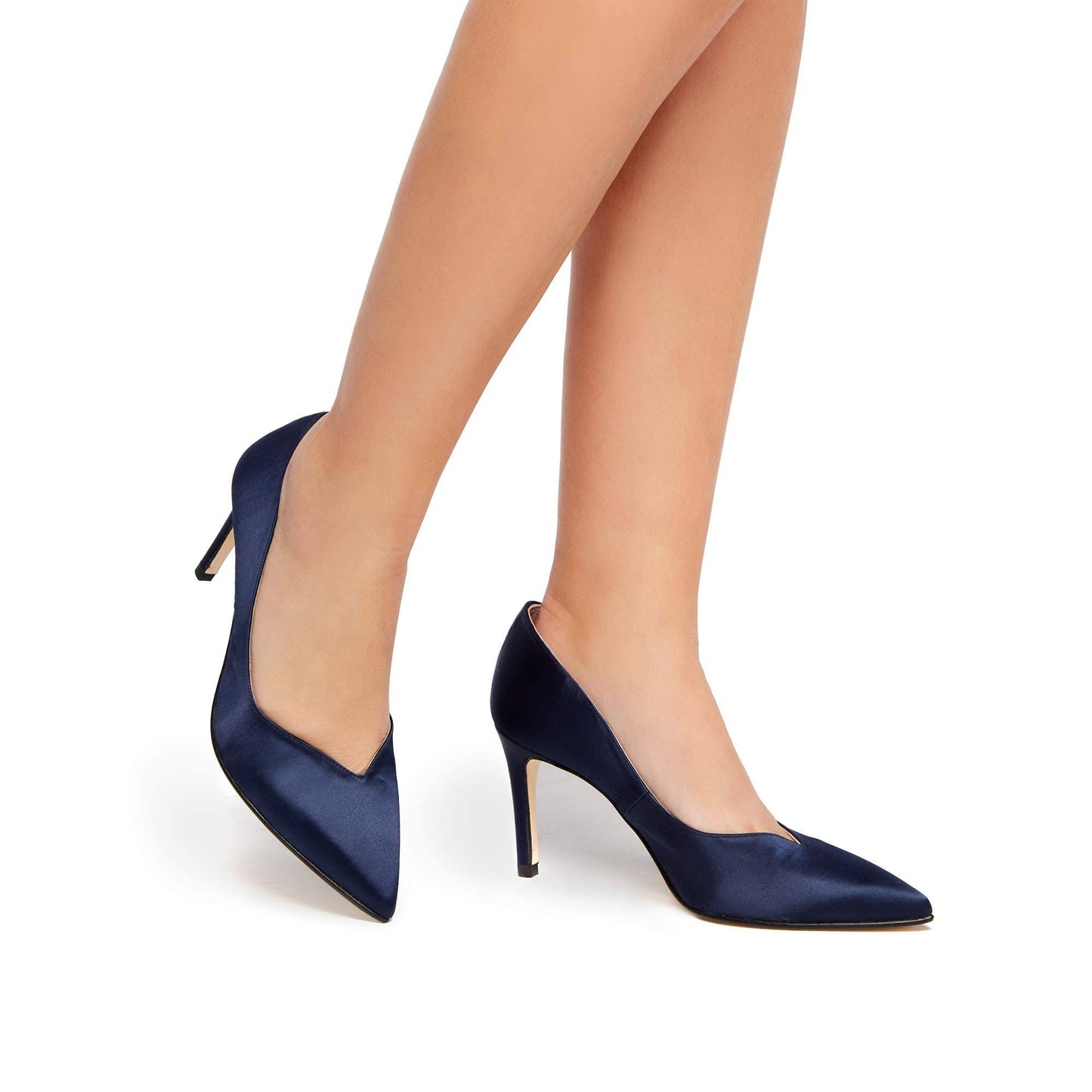 ITZIAR NAVY IMPERIAL SATIN