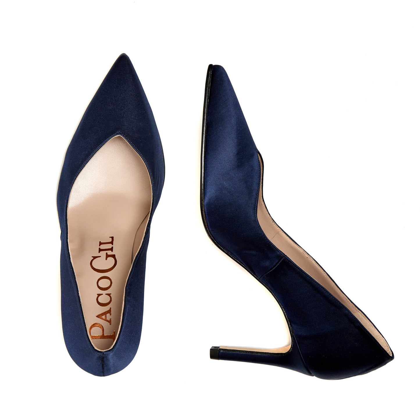 ITZIAR NAVY IMPERIAL SATIN