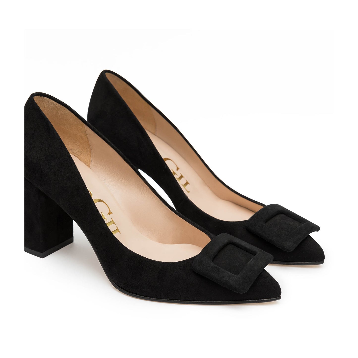 RHODA BLACK SUEDE