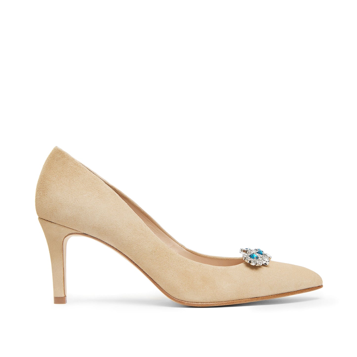 RITA BEIGE BLUE DIAMONDS