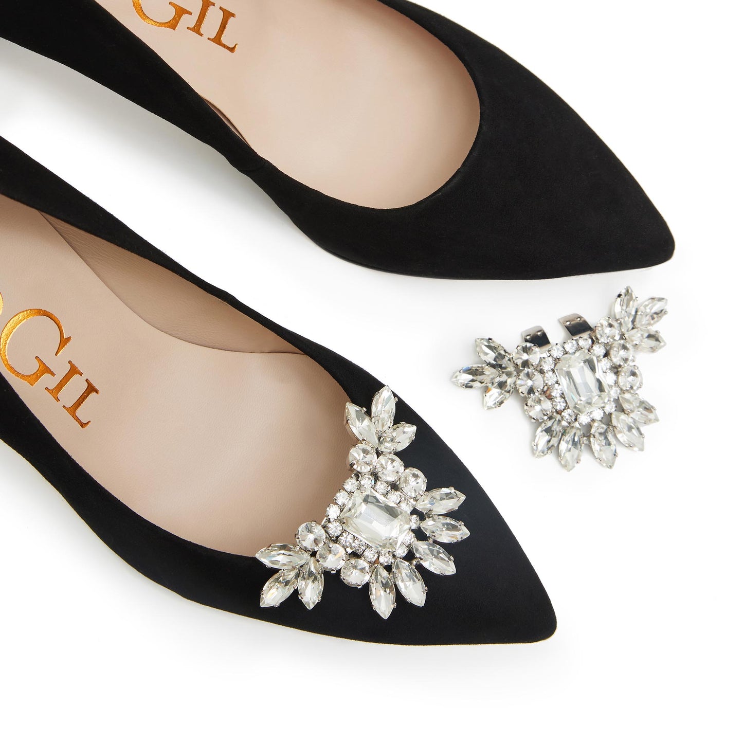 RITA BLACK SUEDE/BRIGHT SUN