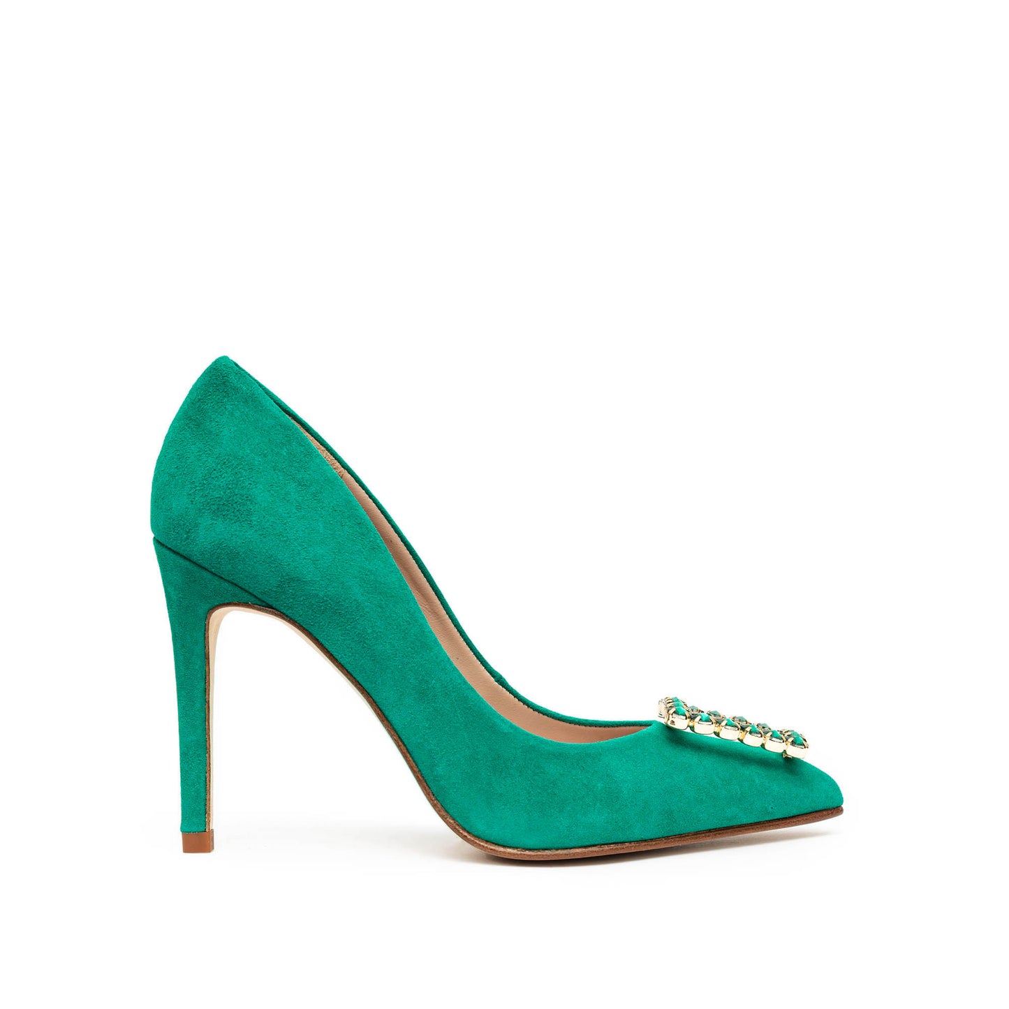 SHASA GREEN SUEDE
