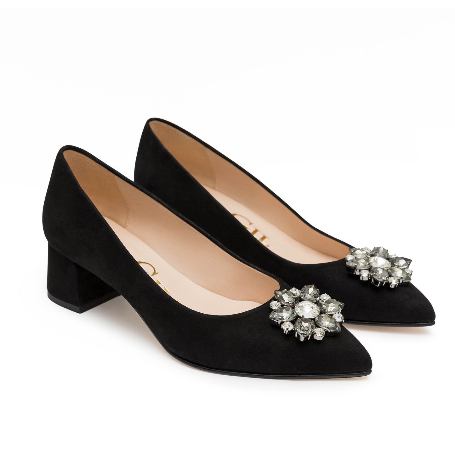 TIARA BLACK SUEDE