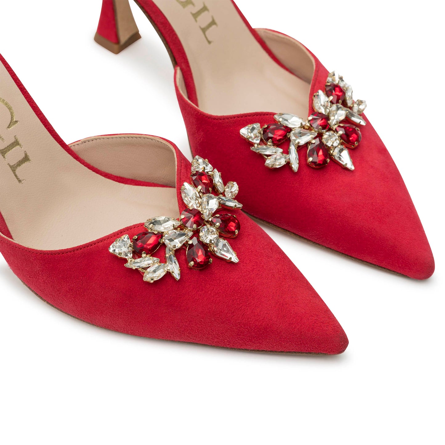 EMMA RED SUEDE