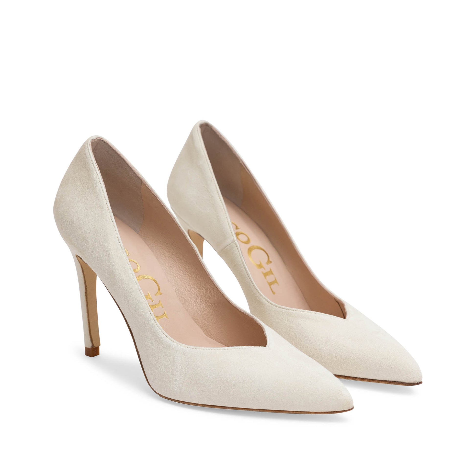 Zapatos de Salón Ante con Tacón cm Paco Gil Color Cotton