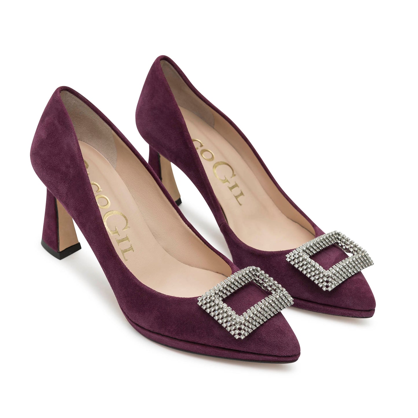 PATRICIA AUBERGINE SUEDE