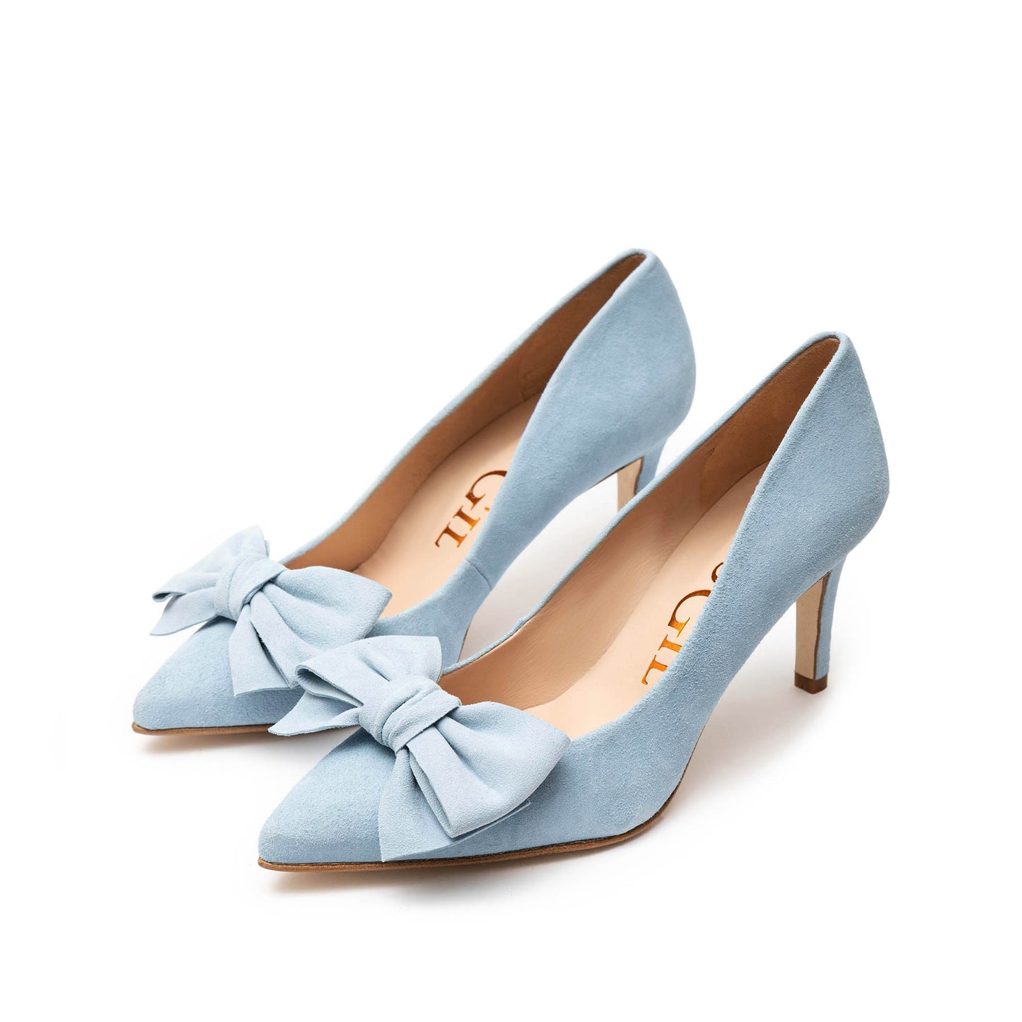 LYRA AZURE SUEDE BOW