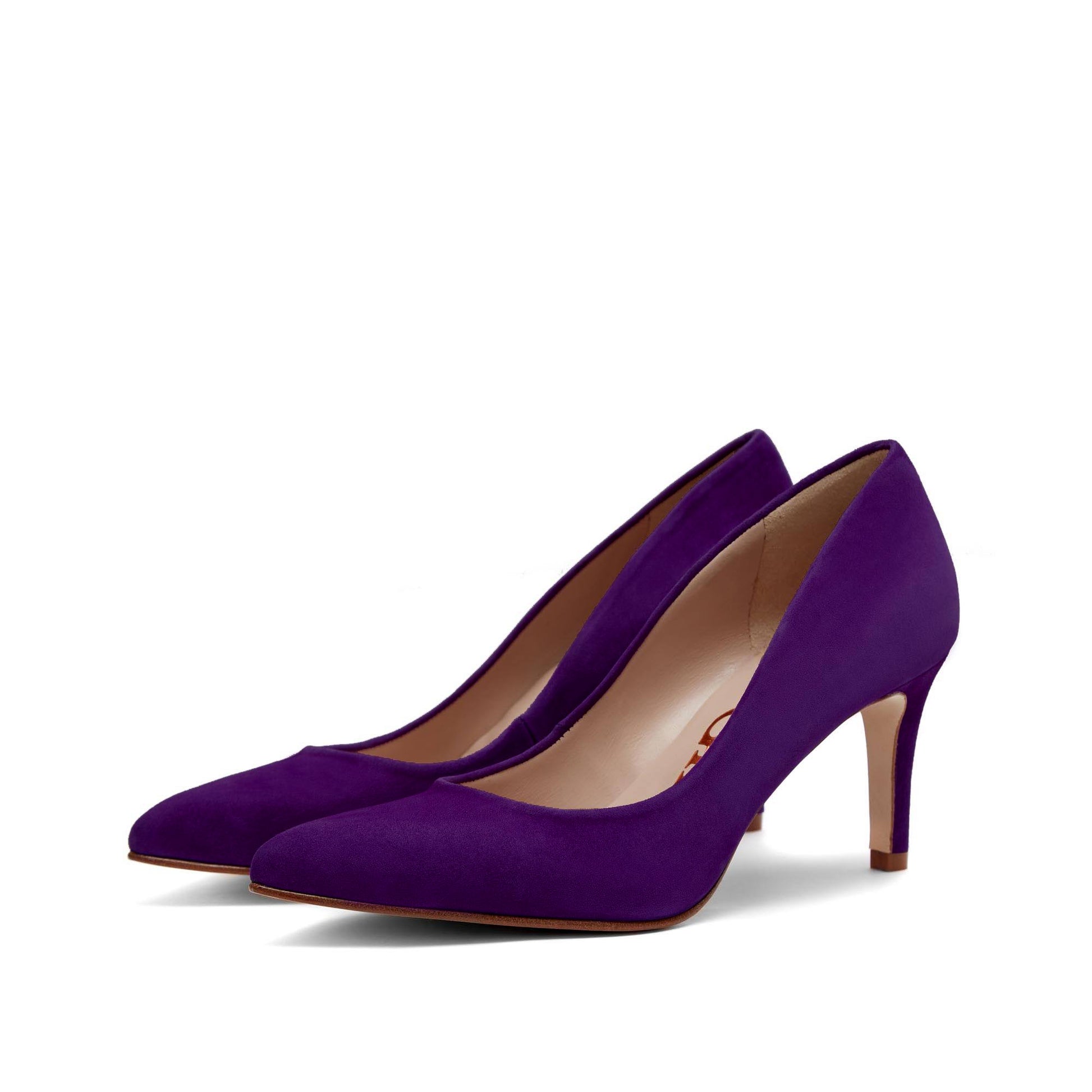 Zapatos de Salón Ante con Tacón cm Paco Gil Color Morado